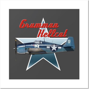 Grumman F6F-5 Hellcat “White 19” Posters and Art